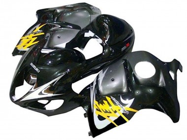 Billige Glänzendes Schwarz Silber Gelb 1996-2007 Suzuki GSXR 1300 Hayabusa Motorrad Verkleidung
