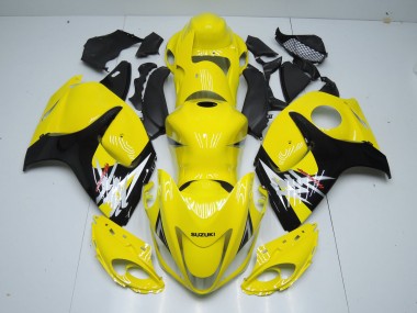 Billige Suzuki GSXR 1300 Hayabusa Motorrad Verkleidung 2008-2020 - Gelb Schwarz Silber Weiss Rot