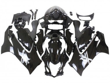 Billige Suzuki GSXR 1300 Hayabusa Motorrad Verkleidung 2021-2025 - Glanzendes Schwarz