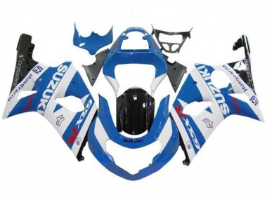 Billige Weiß Hellblau Glänzendes Schwarz Rot 2000-2002 Suzuki GSXR1000 Motorrad Verkleidung