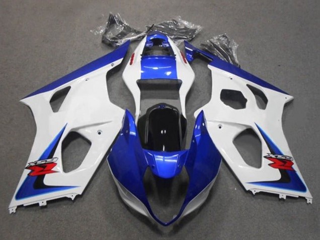 Billige Weiß Blau Schwarz Rot 2003-2004 Suzuki GSXR 1000 Motorrad Verkleidung