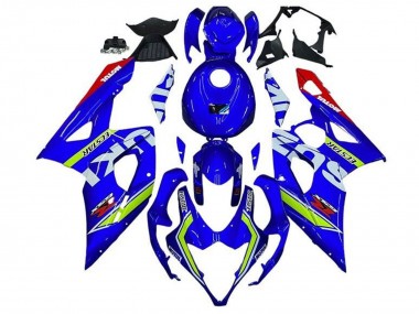 Billige Blau Grün Weiß Rot 2005-2006 Suzuki GSXR 1000 Motorrad Verkleidung