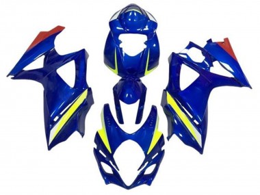 Billige Blau Gelb Rot 2005-2006 Suzuki GSXR 1000 Motorrad Verkleidung