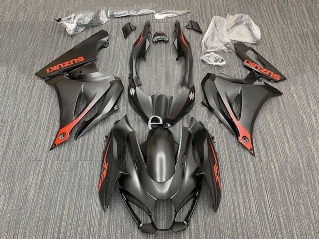 Billige Matt Schwarz Rot 2017-2024 Suzuki GSXR1000 Motorrad Verkleidung