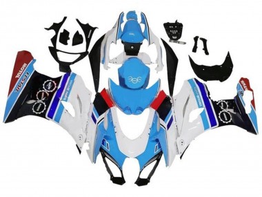 Billige Weiß Blau Streifen Rot 2017-2024 Suzuki GSXR1000 Motorrad Verkleidung