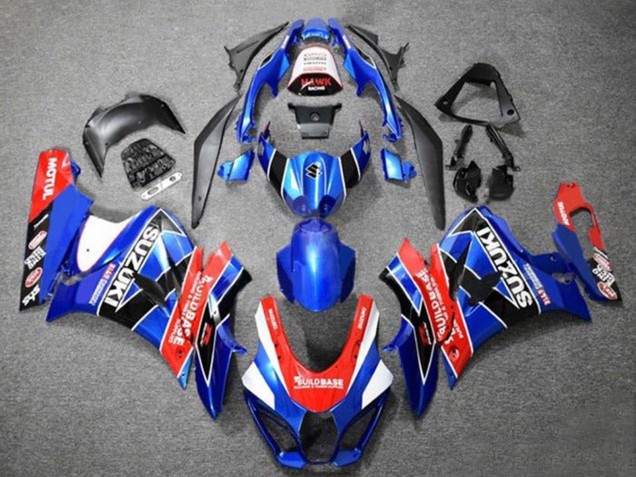 Billige Blau Rot Weiß Schwarz 2017-2024 Suzuki GSXR1000 Motorrad Verkleidung