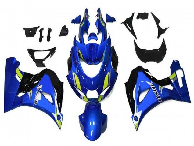 Billige Blau Grün Schwarz Ecstar 2017-2024 Suzuki GSXR1000 Motorrad Verkleidung
