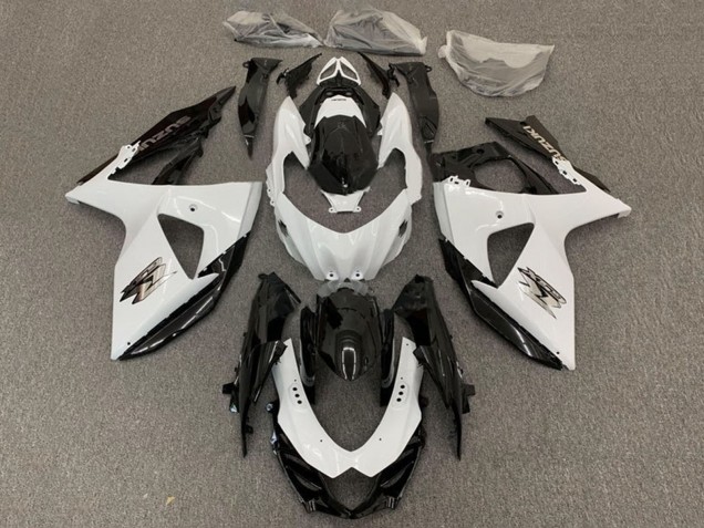 Billige Weiß Schwarz 2009-2016 Suzuki GSXR 1000 Motorrad Verkleidung
