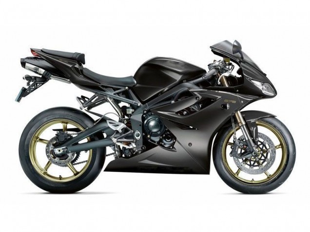 Billige Triumph Daytona 675 Triple Motorrad Verkleidung 2006-2008 - Matt Schwarz