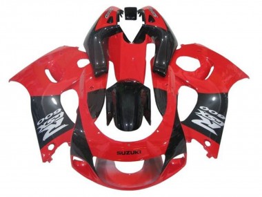 Billige Rot Schwarz Grau 1996-2000 Suzuki GSXR 600 / GSXR 750 Motorrad Verkleidung