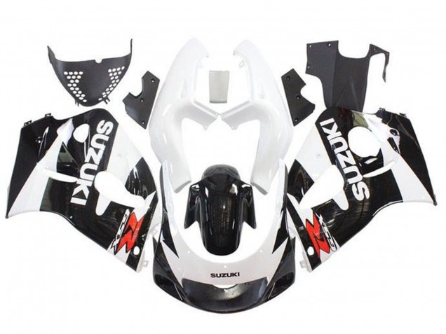 Billige Weiß Schwarz Rot 1996-2000 Suzuki GSXR 600 / GSXR 750 Motorrad Verkleidung
