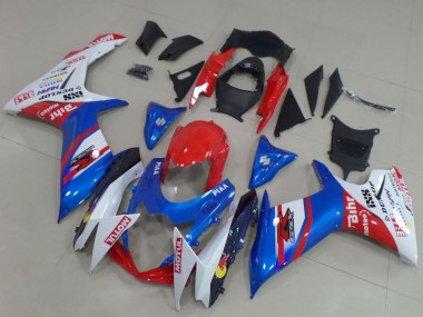 Billige Blau Rot Weiß 2011-2024 Suzuki GSXR 600 / GSXR 750 Motorrad Verkleidung