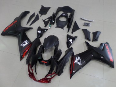 Billige Matt Schwarz Glänzendes Schwarz Rot Weiß 2011-2024 Suzuki GSXR 600 / GSXR 750 Motorrad Verkleidung