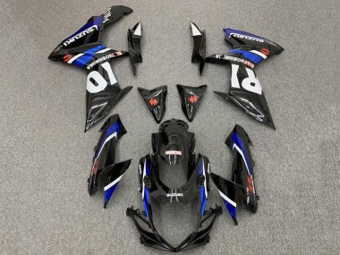 Billige Glänzendes Schwarz Blau Weiß Rot Yoshimura 2011-2024 Suzuki GSXR 600 / GSXR 750 Motorrad Verkleidung