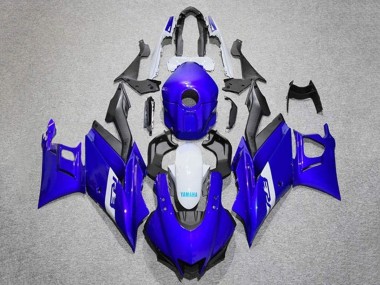 Billige Blau Weiß Matt Schwarz 2019-2021 Yamaha YZF R3/R25 Motorrad Verkleidung