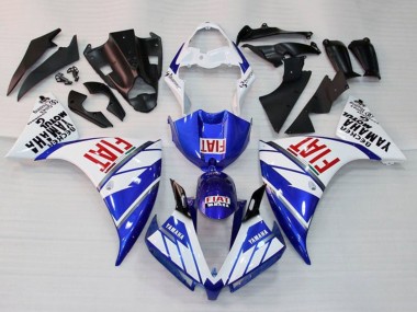 Billige Weiß Blau Rot Fiat 2012-2014 Yamaha YZF 1000 R1 Motorrad Verkleidung