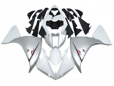 Billige Silber Weiß 2012-2014 Yamaha YZF 1000 R1 Motorrad Verkleidung