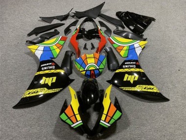 Billige Glänzendes Schwarz Gelb Rot Blau Grün HP Farbrad 2012-2014 Yamaha YZF 1000 R1 Motorrad Verkleidung
