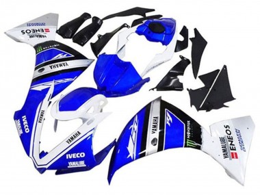 Billige Blau Weiß Schwarz Grün IVECO Yamalube Monster 2012-2014 Yamaha YZF 1000 R1 Motorrad Verkleidung
