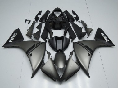 Billige Matt Grau Matt Schwarz Weiß Aufkleber 2012-2014 Yamaha YZF 1000 R1 Motorrad Verkleidung