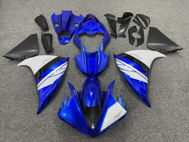 Billige Blau Weiß Schwarz 2012-2014 Yamaha YZF 1000 R1 Motorrad Verkleidung