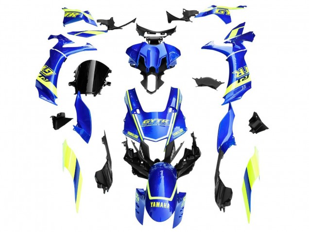 Billige Blau Gelb Weiß GYTR 2020-2025 Yamaha YZF 1000 R1 Motorrad Verkleidung