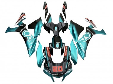 Billige Türkis Blau Matt Schwarz Petronas 2020-2025 Yamaha YZF 1000 R1 Motorrad Verkleidung