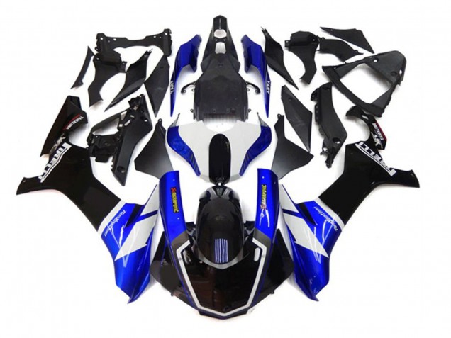 Billige Blau Weiß Schwarz Akropovic 2020-2025 Yamaha YZF 1000 R1 Motorrad Verkleidung
