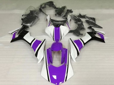 Billige Weiß Lila Glänzendes Schwarz 2020-2025 Yamaha YZF 1000 R1 Motorrad Verkleidung