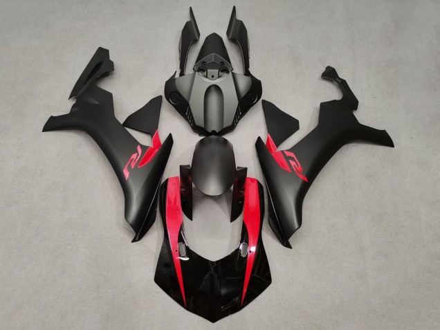 Billige Glänzendes Schwarz Matt Schwarz Rot 2020-2025 Yamaha YZF 1000 R1 Motorrad Verkleidung