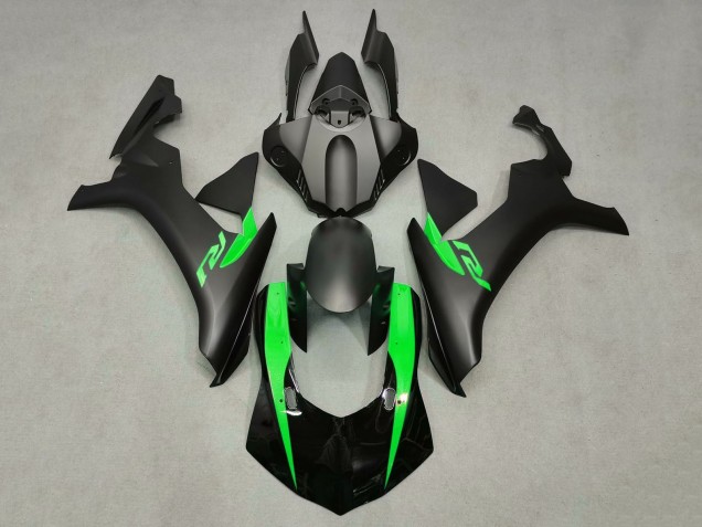 Billige Glänzendes Schwarz Matt Schwarz Grün 2020-2025 Yamaha YZF 1000 R1 Motorrad Verkleidung