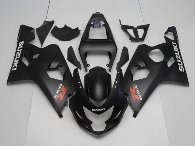 Billige Matt Schwarz Rot Weiß 2004-2005 Suzuki GSXR 600 / GSXR 750 Motorrad Verkleidung