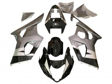 Billige Silber Glänzendes Schwarz 2004-2005 Suzuki GSXR 600 / GSXR 750 Motorrad Verkleidung