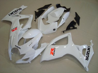 Billige Weiß Rot Schwarz 2004-2005 Suzuki GSXR 600 / GSXR 750 Motorrad Verkleidung