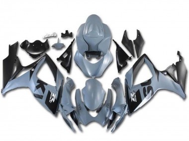 Billige Grau Schwarz 2006-2007 Suzuki GSXR 600 / GSXR 750 Motorrad Verkleidung