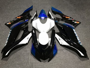 Billige Weiß Blau Glänzendes Schwarz 2017-2023 Yamaha YZF R6 Motorrad Verkleidung