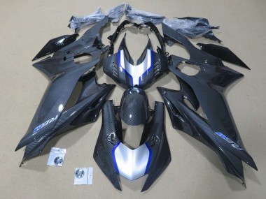 Billige Silber Blau Schwarz Kunst Carbonfaser 2017-2023 Yamaha YZF R6 Motorrad Verkleidung