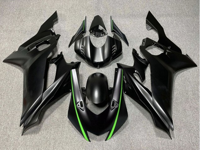Billige Matt Schwarz Grün 2017-2023 Yamaha YZF R6 Motorrad Verkleidung