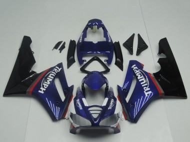 Billige Blau Rot Glänzendes Schwarz 2009-2012 Triumph Daytona 675 Triple Motorrad Verkleidung