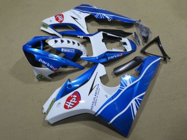 Billige Weiß Blau Hpi 2009-2012 Triumph Daytona 675 Triple Motorrad Verkleidung