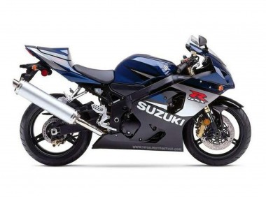 Billige Dunkel Blau 2004-2005 Suzuki GSXR 600 / GSXR 750 Motorrad Verkleidung