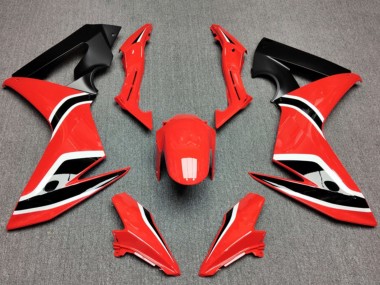 Billige Rot Matt Schwarz 2014-2016 Honda CBR650F Motorrad Verkleidung