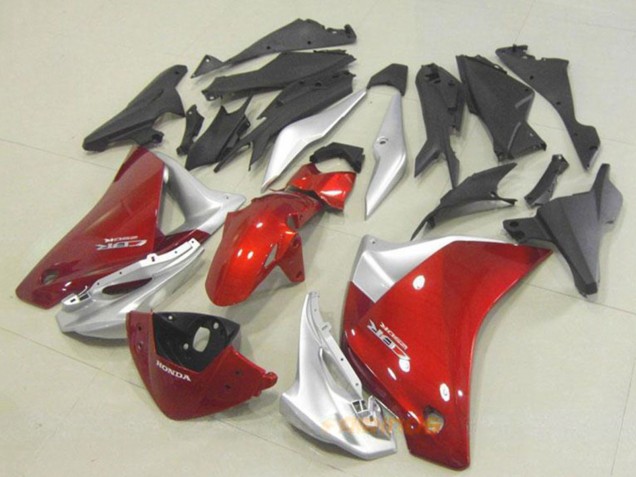 Billige Silber Rot 2011-2015 Honda CBR250RR Motorrad Verkleidung