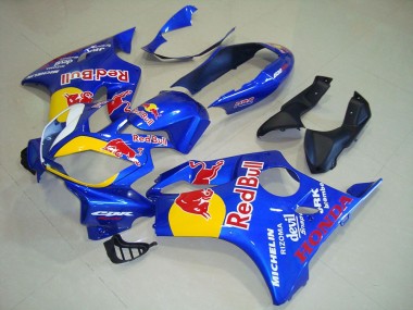 Billige Honda CBR600 F4i Motorrad Verkleidung 2004-2007 - Blau Gelb Red Bull