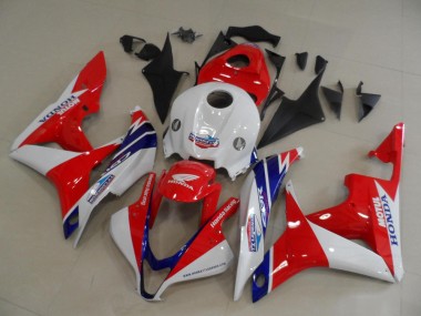 Billige Honda CBR600RR Motorrad Verkleidung 2007-2008 - Weiss Rot Blau