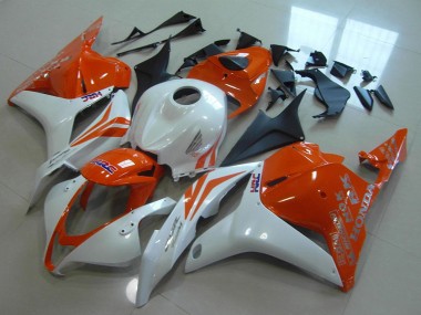Billige Honda CBR600RR Motorrad Verkleidung 2009-2012 - Weiss Orange HRC
