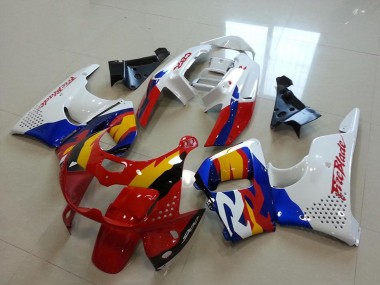 Billige Honda CBR900RR 893 Motorrad Verkleidung 1996-1997 - Weiss Rot Blau Gelb
