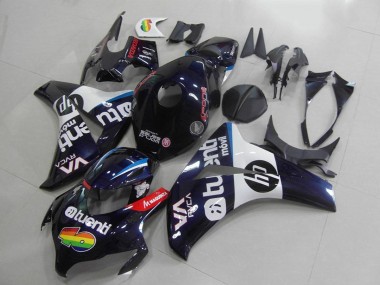Billige Honda CBR1000RR Motorrad Verkleidung 2008-2011 - Dunkel Blau Weiss Rot Tuenli HP