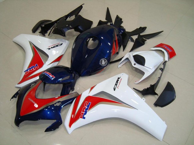 Billige Honda CBR1000RR Motorrad Verkleidung 2008-2011 - Weiss Rot Blau HRC