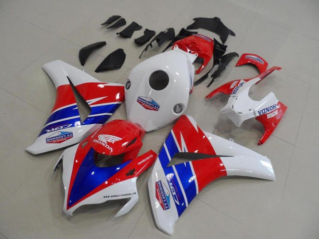 Billige Honda CBR1000RR Motorrad Verkleidung 2008-2011 - Weiss Rot Blau TT Legends Motul
